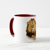 Mug conception de lion dans la mémoire de Cecil la (Devant gauche)