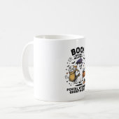 Mug Conception de livraison d'Halloween en mode fantôm (Devant gauche)