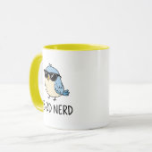Mug Conception de l'observation des oiseaux Kawaii (Devant gauche)