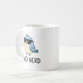 Mug Conception de l'observation des oiseaux Kawaii (Devant gauche)