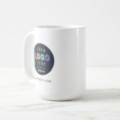 Mug Conception de logo personnalisé (Devant gauche)