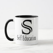 Mug Conception de logo pour l'auto-éducation (Gauche)