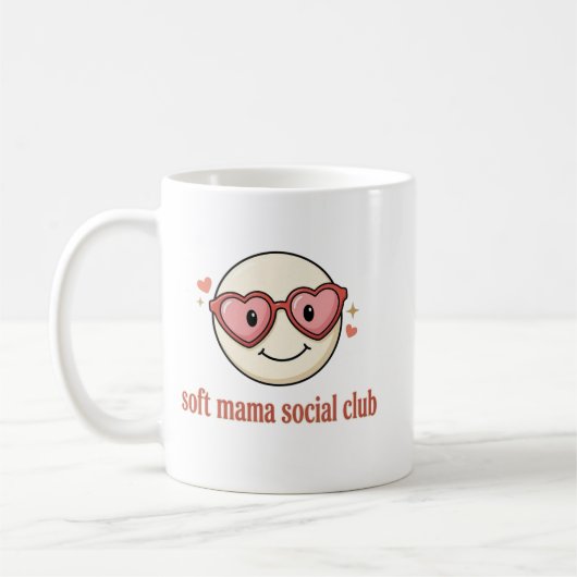 Mug Conception de logo Soft Mama Social Club (Gauche)