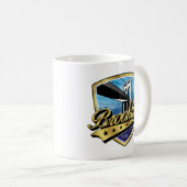 Mug Conception de logo Swoosh Or Brooklyn (Devant droit)