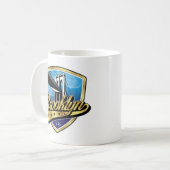 Mug Conception de logo Swoosh Or Brooklyn (Devant gauche)