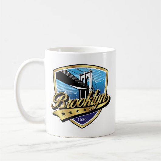 Mug Conception de logo Swoosh Or Brooklyn (Gauche)