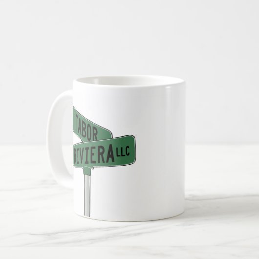 MUG CONCEPTION DE LOGO - TABER-RAVIERA (Devant gauche)