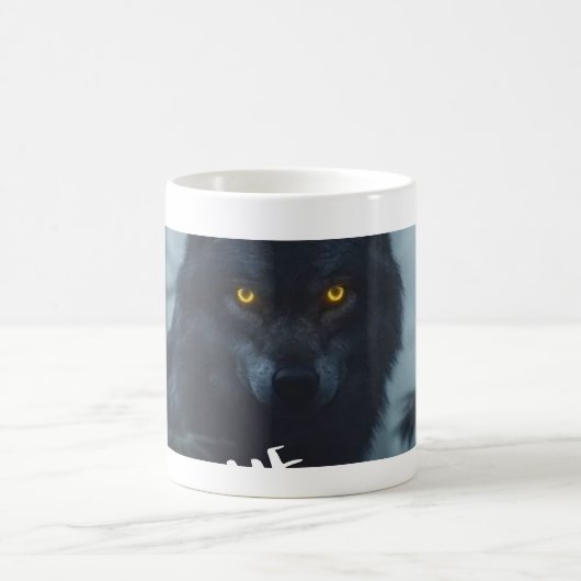 Mug conception de loup solitaire (Centre)