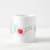 Mug Conception de lunettes 3D (Devant gauche)