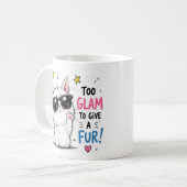 Mug Conception de lunettes de soleil pour chat cool (Devant gauche)