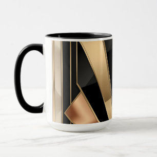 Mug Conception de luxe géométrique Art Déco en soleil