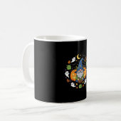 Mug Conception de magie de citrouille de lutins d'Hall (Devant gauche)