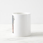 Mug Conception de maillot de chasse de drapeau américa (Centre)