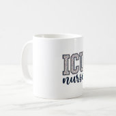 Mug Conception de maillot universitaire floral d'infir (Devant gauche)