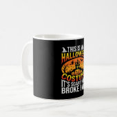Mug Conception de maison hantée de costume d'Halloween (Devant gauche)