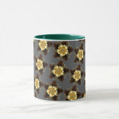 Mug Conception de mandala floral doré de luxe ornement (Centre)
