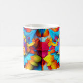 Mug Conception de Mandala Florale colorée (Centre)