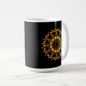 Mug Conception de mandala unique doré-95747 (Devant droit)