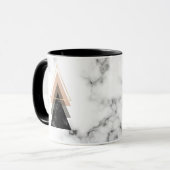 Mug Conception de marbre en pastel d'impression (Devant gauche)