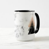 Mug Conception de marbre en pastel d'impression (Devant droit)