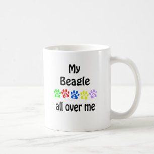 Mug Conception de marches beagles
