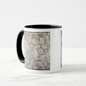 Mug Conception de "marguerite" (textile) (Devant gauche)