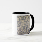 Mug Conception de "marguerite" (textile) (Devant droit)