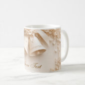 Mug Conception de mariage élégante avec cloches et ros (Devant droit)