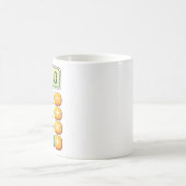 Mug Conception de maths de calculatrice classique de j (Centre)