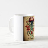 Mug "Conception de méduse | L'Art Océanique (Devant gauche)