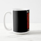 Mug Conception de mème de chat orange Chaos sans pensé (Gauche)
