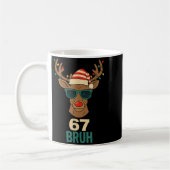 Mug Conception de mème de Noël 67 Drôle Six Sept Mains (Gauche)