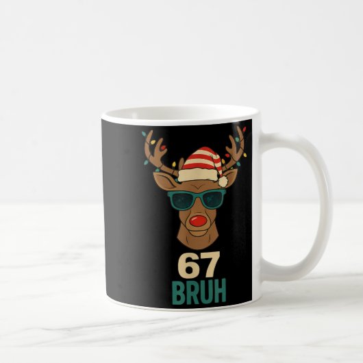 Mug Conception de mème de Noël 67 Drôle Six Sept Mains (Droite)
