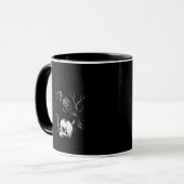 Mug Conception de mème d'humour de l'oiseau drôle F-Ca (Devant gauche)