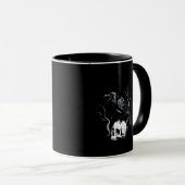 Mug Conception de mème d'humour de l'oiseau drôle F-Ca (Devant droit)