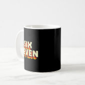 Mug Conception de mème Six Sept 6 7 amusante  (Devant gauche)