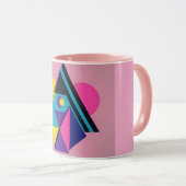 Mug Conception de Memphis de l'habitation (Devant droit)
