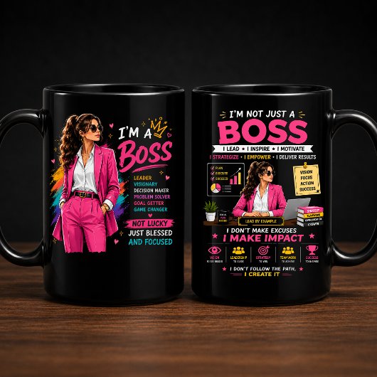 Mug Conception de mentalité de patron | Graphique de l