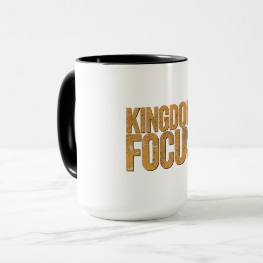 Mug Conception de mentalité de royaume Foi Concentrati (Devant gauche)