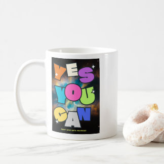 Mug Conception de mentalité motivationnelle de réussit