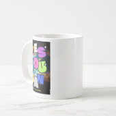 Mug Conception de mentalité motivationnelle de réussit (Devant gauche)