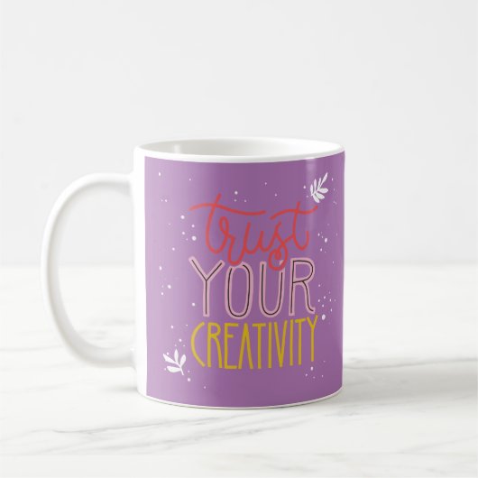 Mug Conception de messages d'inspiration et de mise à  (Gauche)