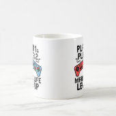 Mug Conception de mise à niveau d'un couple de joueurs (Centre)