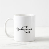 Mug Conception de modèle de code-barres de l'ordinateu (Gauche)