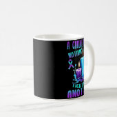 Mug Conception de mois de sensibilisation, de préventi (Devant droit)