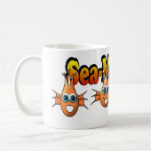 Mug Conception de Monkees de singes de mer (Gauche)