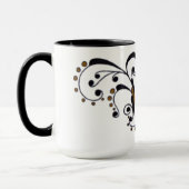 Mug Conception de monogramme ajouter votre nom/prénom/ (Gauche)