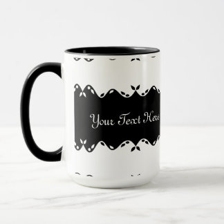 Mug Conception de monogramme customisée