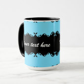 Mug Conception de monogramme customisée (Devant gauche)
