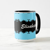 Mug Conception de monogramme customisée (Devant droit)
